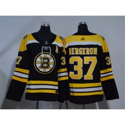 Boston Bruins #37 Patrice Bergeron Black Youth Adidas Jersey