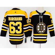 Boston Bruins #63 Brad Marchand Black Youth Adidas Jersey