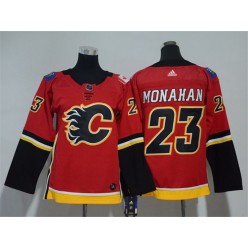 Calgary Flames #23 Sean Monahan Red Youth Adidas Jersey