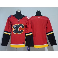 Calgary Flames Blank Red Youth Adidas Jersey