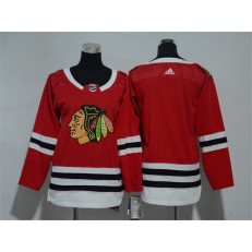 Chicago Blackhawks Blank Red Youth Adidas Jersey