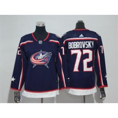 Columbus Blue Jackets #72 Sergei Bobrovsky Navy Youth Adidas Jersey
