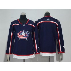 Columbus Blue Jackets Blank Navy Youth Adidas Jersey
