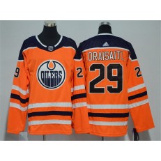 Edmonton Oilers #29 Leon Draisaitl Orange Youth Adidas Jersey