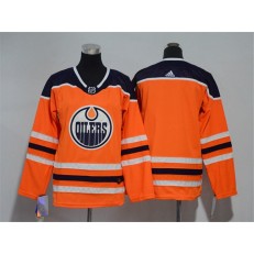Edmonton Oilers Blank Orange Youth Adidas Jersey