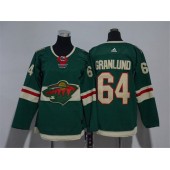 Minnesota Wild #64 Mikael Granlund Green Youth Adidas Jersey