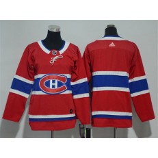 Montreal Canadiens Blank Red Youth Adidas Jersey