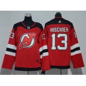 New Jersey Devils #13 Nico Hischier Red Youth Adidas Jersey