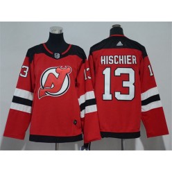 New Jersey Devils #13 Nico Hischier Red Youth Adidas Jersey