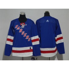 New York Rangers Blank Blue Youth Adidas Jersey
