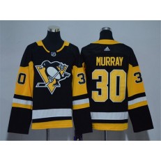 Pittsburgh Penguins #30 Matt Murray Black Youth Adidas Jersey