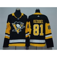 Pittsburgh Penguins #81 Phil Kessel Black Youth Adidas Jersey