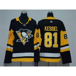 Pittsburgh Penguins #81 Phil Kessel Black Youth Adidas Jersey