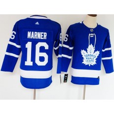 Toronto Maple Leafs #16 Mitch Marner Blue Youth Adidas Jersey