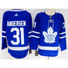 Toronto Maple Leafs #31 Frederik Andersen Blue Youth Adidas Jersey