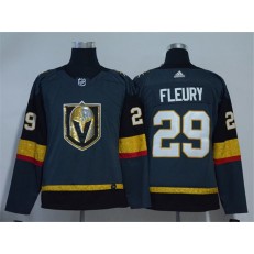 Vegas Golden Knights #29 Marc-Andre Fleury Gray Youth Adidas Jersey