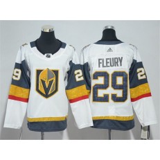 Vegas Golden Knights #29 Marc-Andre Fleury White Youth Adidas Jersey
