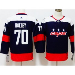 Washington Capitals #70 Braden Holtby Navy Youth 2018 Stadium Series Adidas Jersey