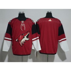 Arizona Coyotes Blank Red Adidas Jersey
