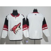 Arizona Coyotes Blank White Adidas Jersey