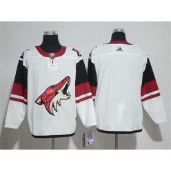 Arizona Coyotes Blank White Adidas Jersey