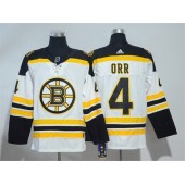 Boston Bruins #4 Bobby Orr White Adidas Jersey