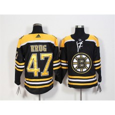 Boston Bruins #41 Torey Krug Black Adidas Jersey