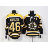 Boston Bruins #46 David Kerjci Black Adidas Jersey