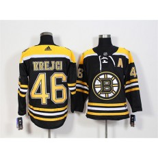 Boston Bruins #46 David Kerjci Black Adidas Jersey