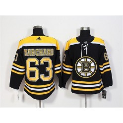 Boston Bruins #63 Brad Marchand Black Adidas Jersey