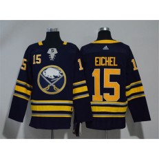 Buffalo Sabres #15 Jack Eichel Navy Adidas Jersey
