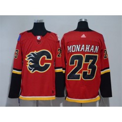 Calgary Flames #23 Sean Monahan Red Adidas Jersey
