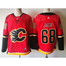 Calgary Flames #68 Jaromir Jagr Red Adidas Jersey