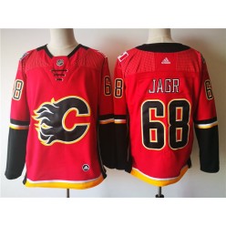Calgary Flames #68 Jaromir Jagr Red Adidas Jersey