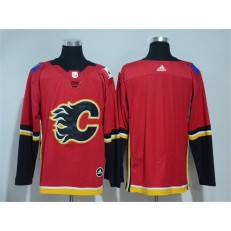 Calgary Flames Blank Red Adidas Jersey