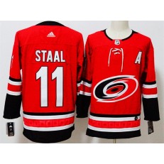 Carolina Hurricanes #11 Jordan Staal Red Adidas Jersey