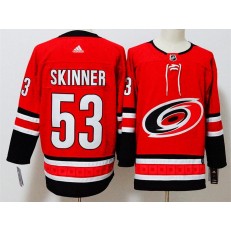 Carolina Hurricanes #53 Jeff Skinner Red Adidas Jersey