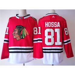 Chicago Blackahwks #81 Marian Hossa Red Adidas Jersey
