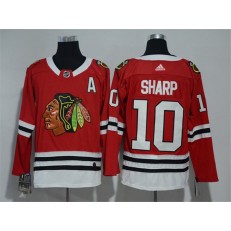 Chicago Blackhawks #10 Patrick Sharp Red Adidas Jersey