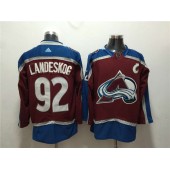 Colorado Avalanche #92 Gabriel Landeskog Red Adidas Jersey