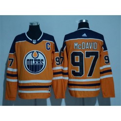 Edmonton Oilers #97 Connor McDavid Orange Adidas Jersey