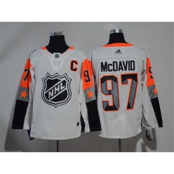 Edmonton Oilers #97 Connor McDavid White Adidas 2018 NHL All-Star Game Pacific Division Authentic Player Jersey