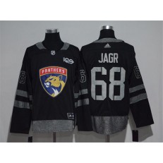 Florida Panthers #68 Jaromir Jagr Black 1917-2017 100th Anniversary Adidas Jersey