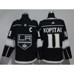Los Angeles Kings #11 Anze Kopitar Black Adidas Jersey