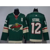 Minnesota Wild #12 Eric Staal Green Adidas Jersey