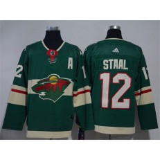 Minnesota Wild #12 Eric Staal Green Adidas Jersey