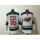 Minnesota Wild #16 Jason Zucker White Adidas Jersey