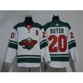 Minnesota Wild #20 Ryan Suter White Adidas Jersey