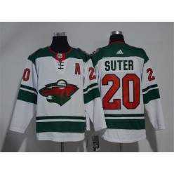 Minnesota Wild #20 Ryan Suter White Adidas Jersey