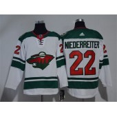 Minnesota Wild #22 Nino Niederreiter White Adidas Jersey